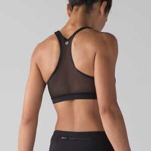 Lululemon Smooth Stride Bra - Size 8 - Black